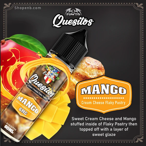 Mango Cream Cheese Flaky Pastry - Sabores Quesitos