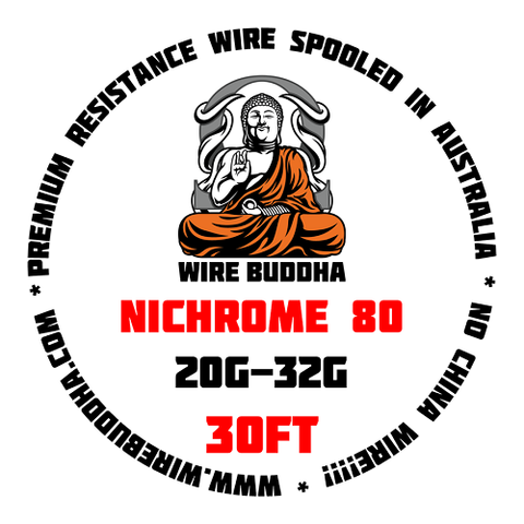 Nichrome 80 (Ni80) 30FT (USA/Europe Milled) by Wire Buddha - The Geelong Vape Co.