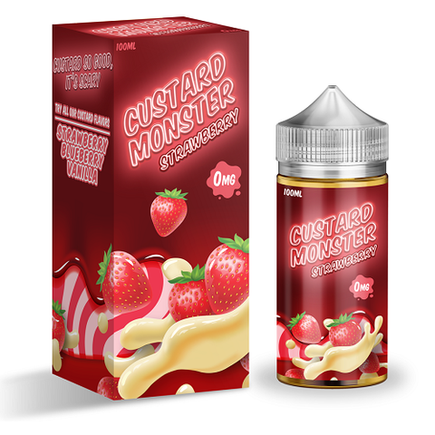 Strawberry Custard Monster - The Geelong Vape Co.