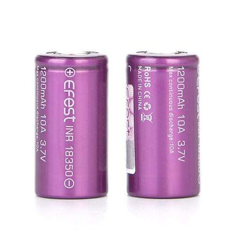 Efest 18350 10A 1200mAh Battery (Twin Pack)