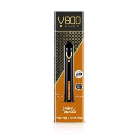 Original Tobacco - Dinner Lady V800 Premium Disposable Vape Pen