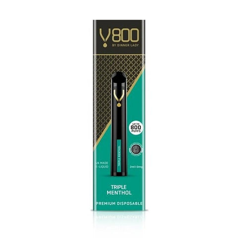 Triple Menthol - Dinner Lady V800 Premium Disposable Vape Pen