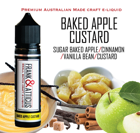 Frank & Atticus Baked Apple Custard - The Geelong Vape Co.