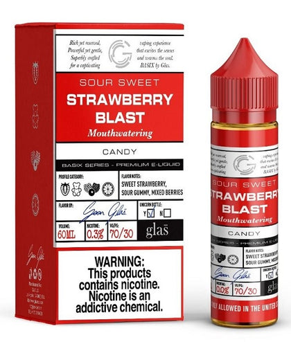 Strawberry Blast - Basix Series - The Geelong Vape Co.