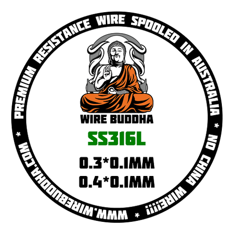 Stainless Steel 316L Ribbon (USA/Europe Milled) by Wire Buddha