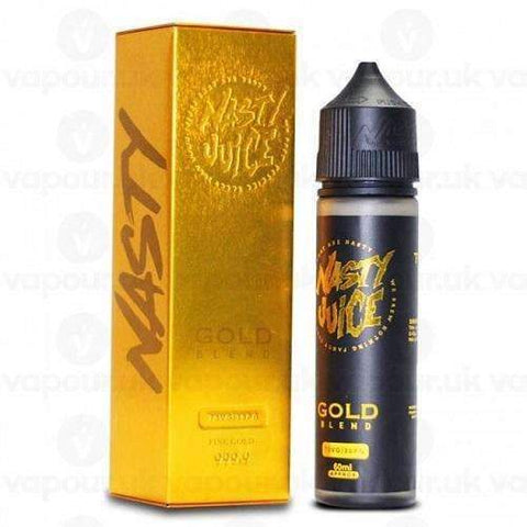 GOLD Blend - Smooth Tobacco - Nasty Juice - The Geelong Vape Co.