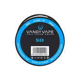 Vandy Vape Ni80 Round Wire - The Geelong Vape Co.